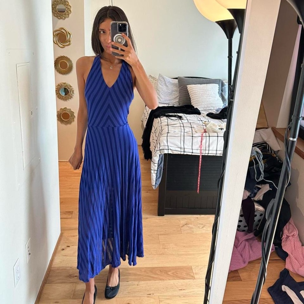 Felicity & Coco Vibrant Blue Maxi Dress